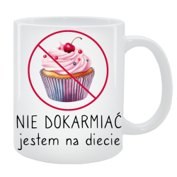Kubek dla Niej - Nie dokarmiać, jestem na diecie