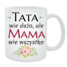 Kubek dla Mamy - Tata wie dużo, ale mama wie wszystko