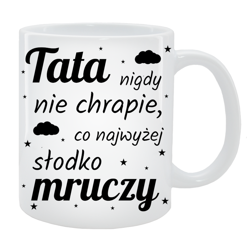 Kubek dla Taty - Tata nigdy nie chrapie
