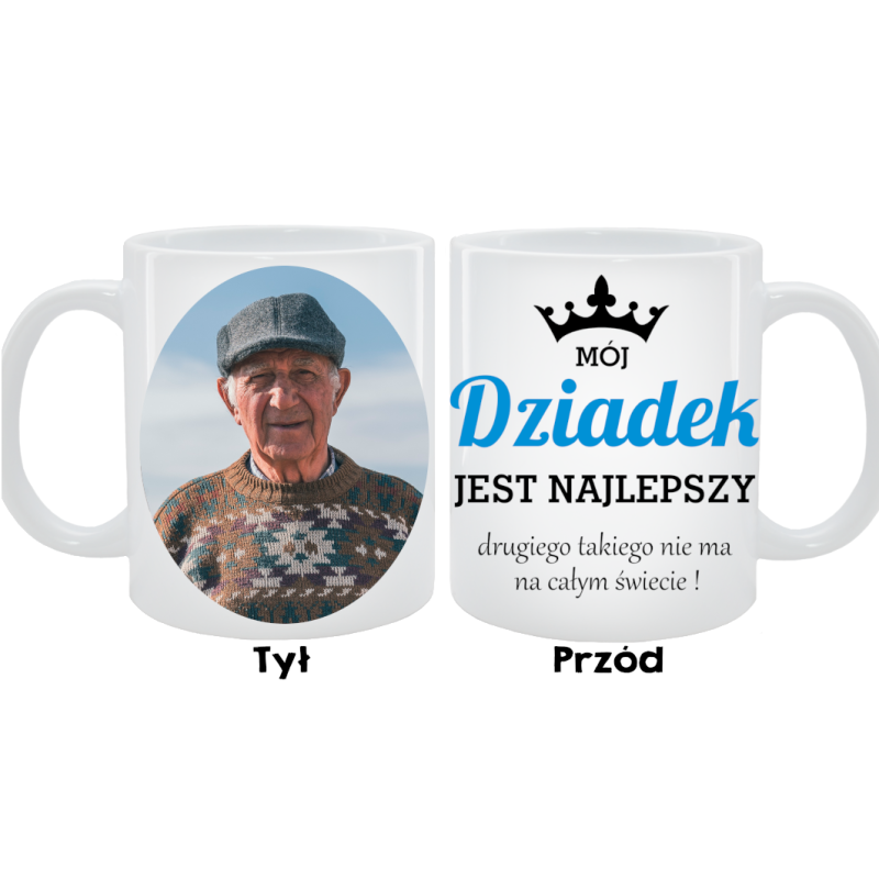 Kubek dla Dziadka - Dziadek jest najlepszy