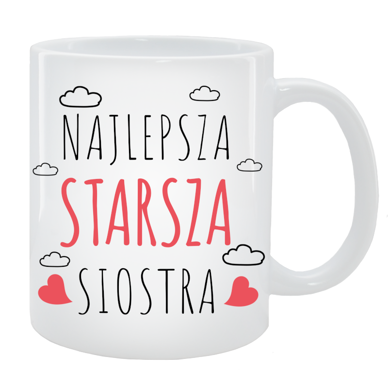 Kubek dla Siostry - Najlepsza starsza siostra
