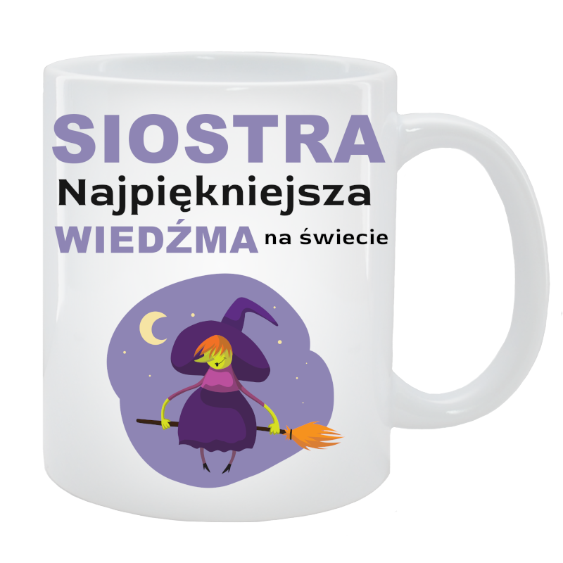 Kubek dla Siostry - Najpiękniejsza wiedźma